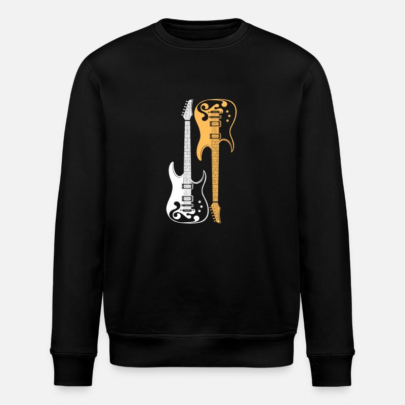 Gitarre - Stanley/Stella Unisex Bio-Sweatshirt ROLLER - Schwarz