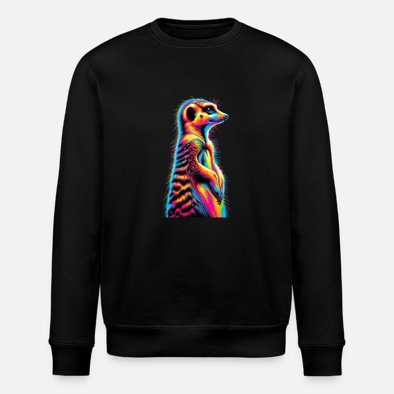 Erdmännchen - Stanley/Stella Unisex Bio-Sweatshirt ROLLER - Schwarz