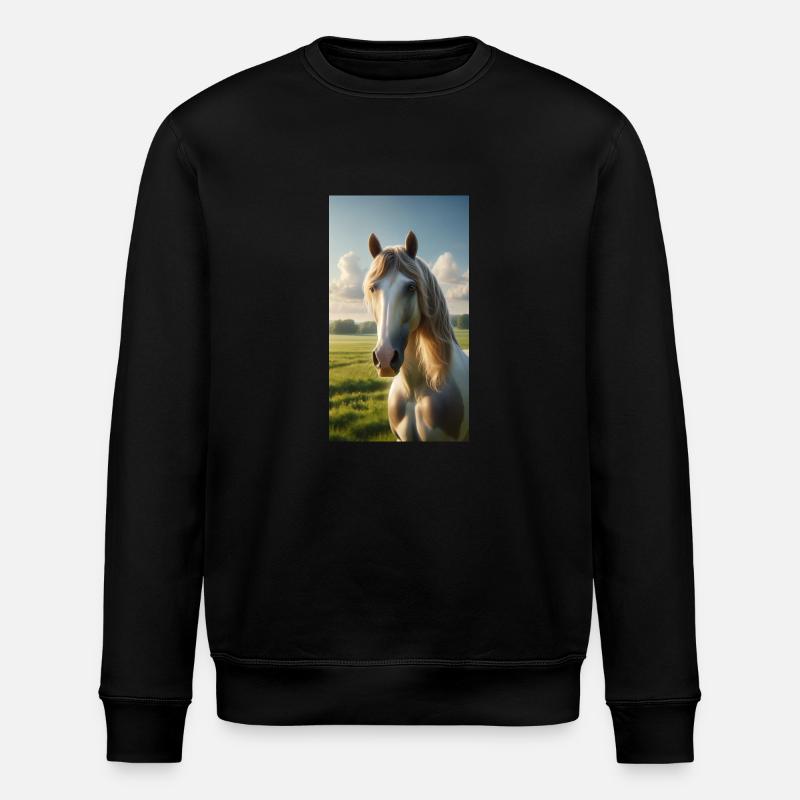 Cheval - Sweat bio ROLLER Stanley/Stella Unisexe - noir