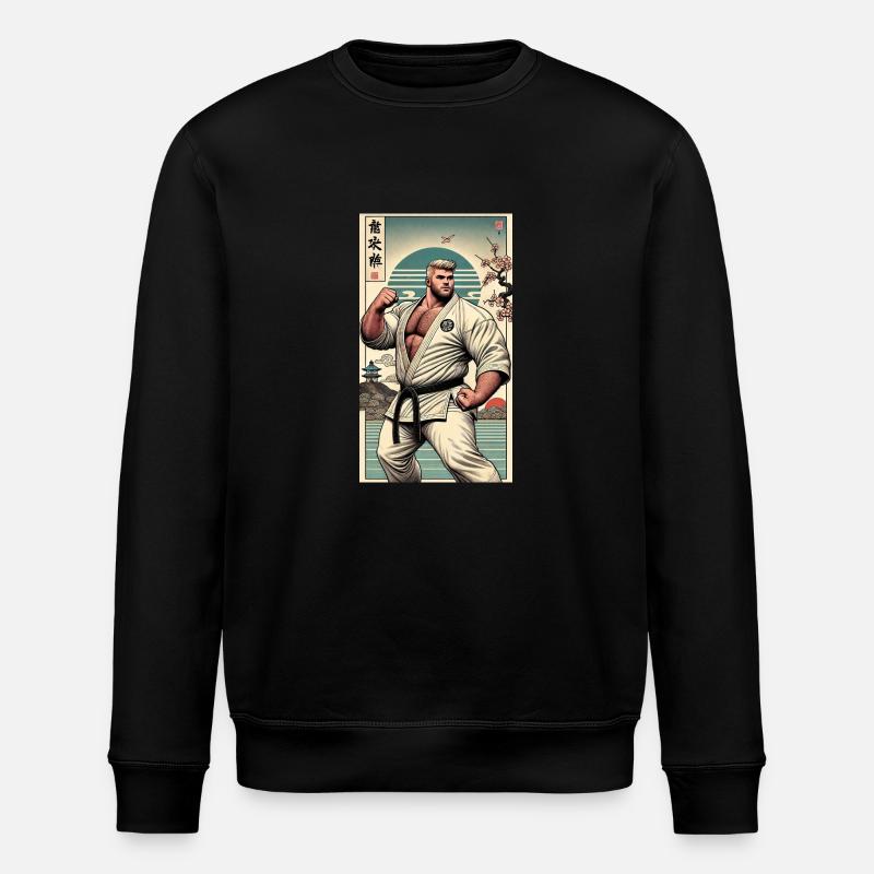 Karate MEISTER - Stanley/Stella Unisex Bio-Sweatshirt ROLLER - Schwarz