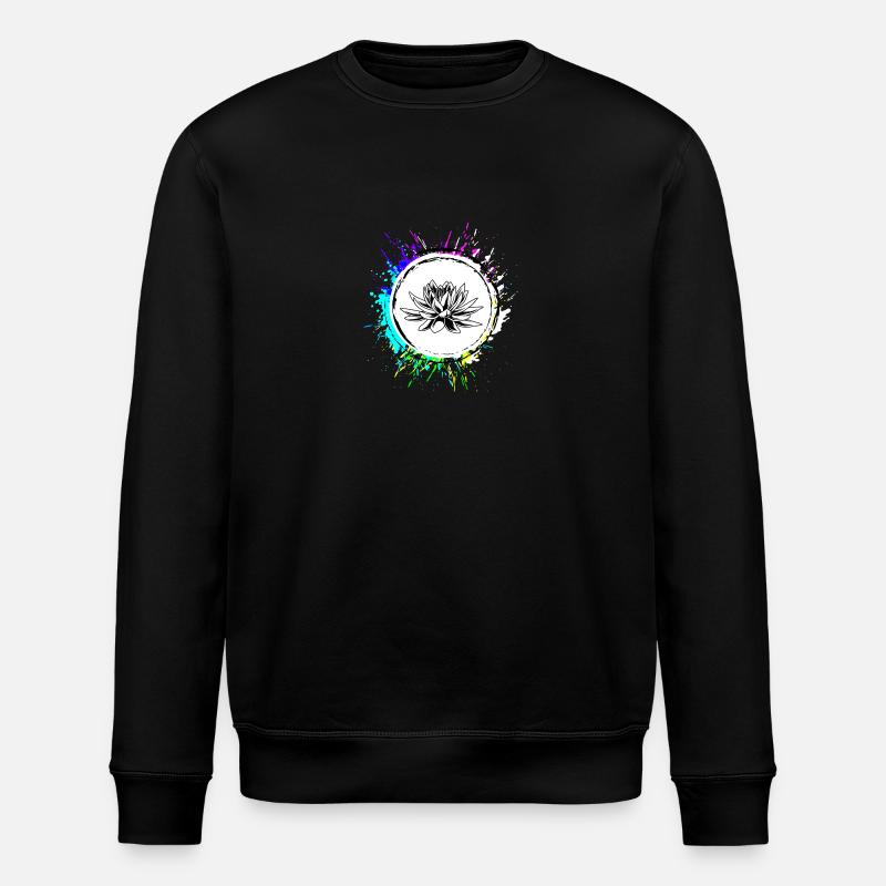 Icône d’icône de nénuphar - Sweat bio ROLLER Stanley/Stella Unisexe - noir
