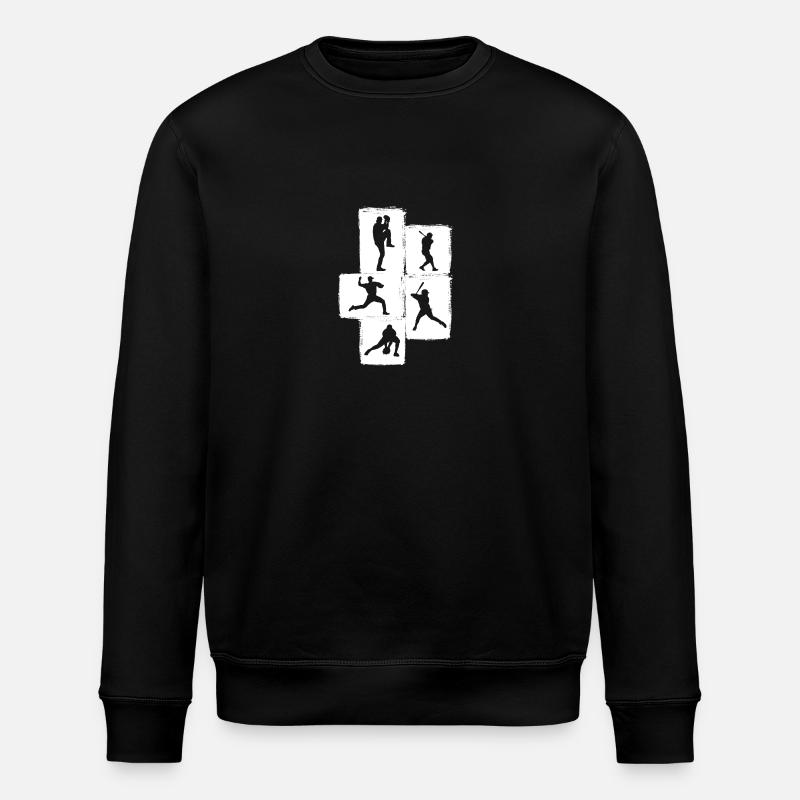 Joueur de baseball Baseball - Sweat bio ROLLER Stanley/Stella Unisexe - noir