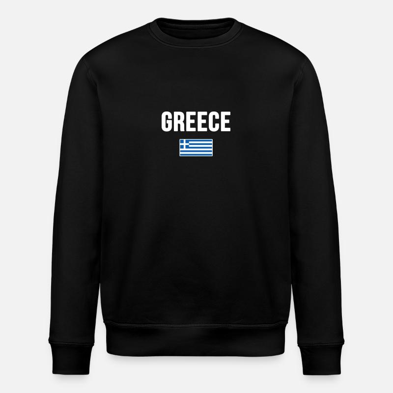 Grèce - Sweat bio ROLLER Stanley/Stella Unisexe - noir