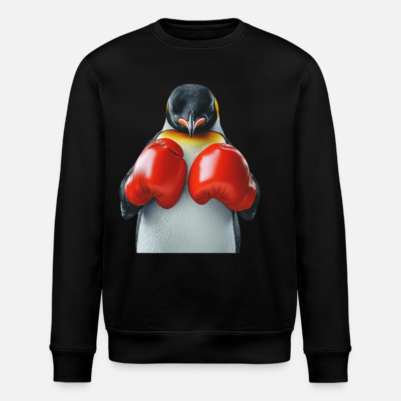 Pinguin - Stanley/Stella Unisex Bio-Sweatshirt ROLLER - Schwarz