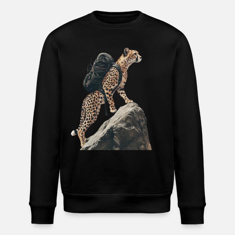 Gepard - Stanley/Stella Unisex Bio-Sweatshirt ROLLER - Schwarz