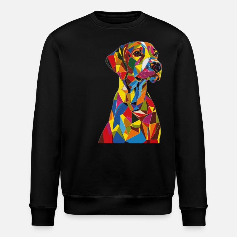 Dog - Stanley/Stella ROLLER Unisex Organic Sweatshirt - black