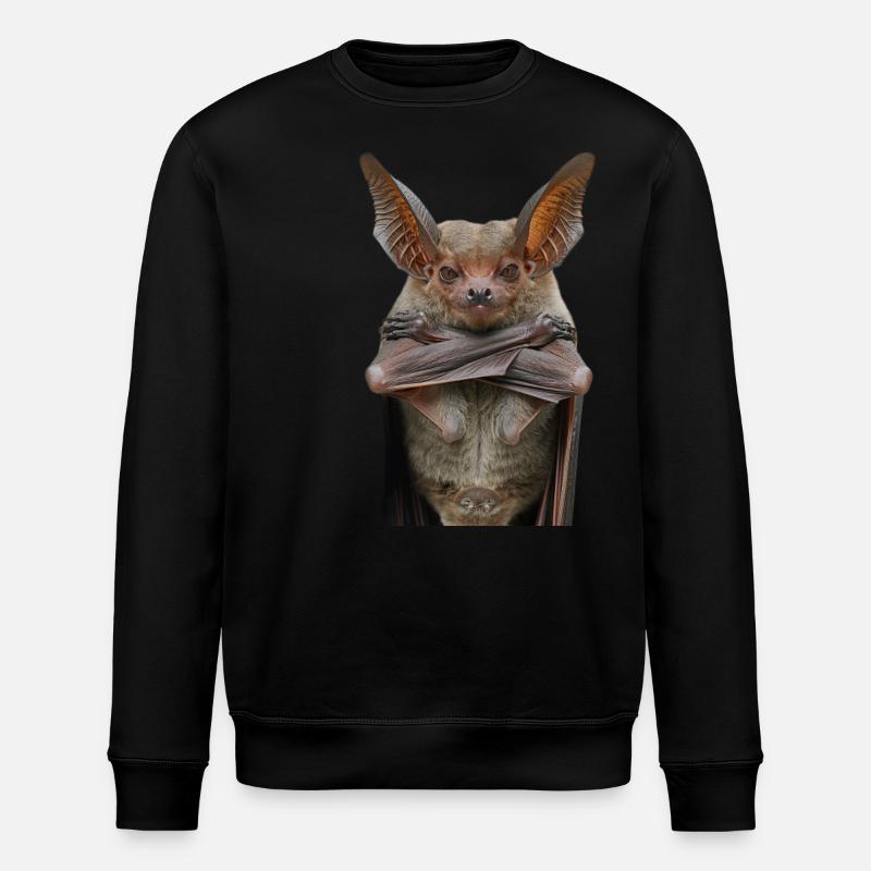 Raquette - Sweat bio ROLLER Stanley/Stella Unisexe - noir