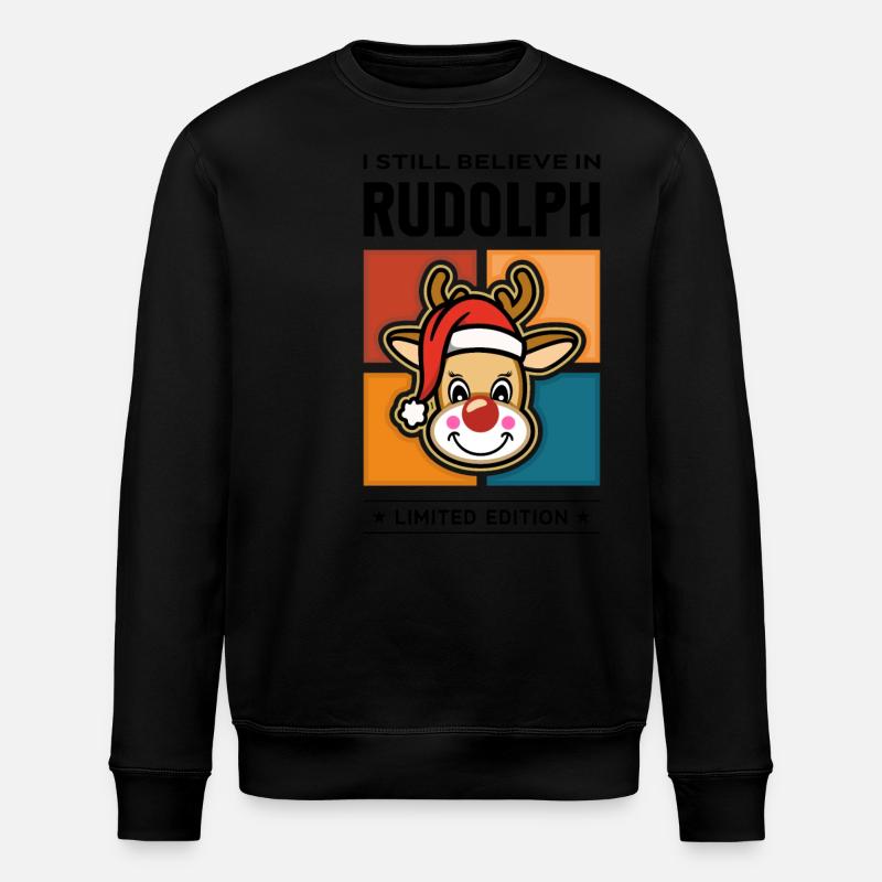 Rudolph - Stanley/Stella ROLLER Unisex Organic Sweatshirt - black