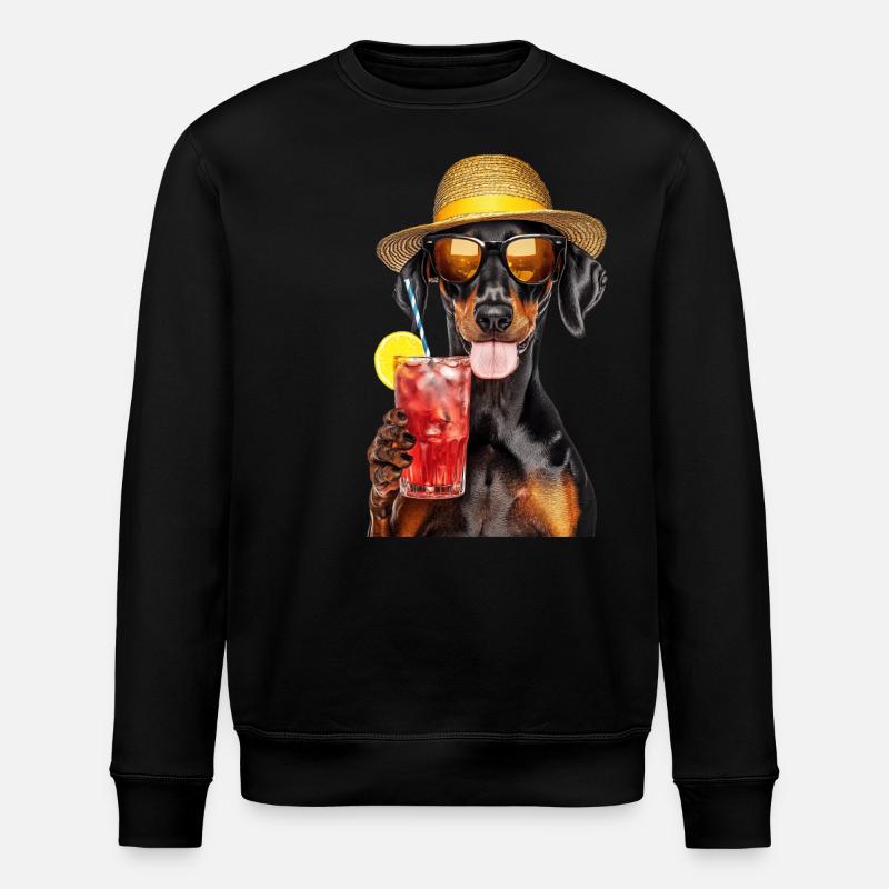 Dobermann Pitbull Pinscher - Stanley/Stella Unisex Bio-Sweatshirt ROLLER - Schwarz