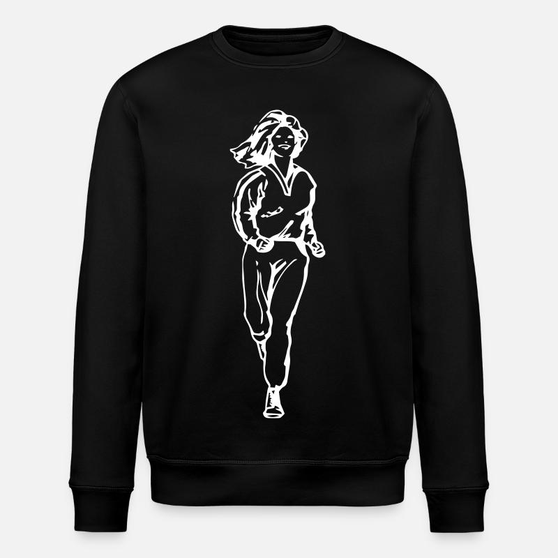 Jogging - Coureur - Sweat bio ROLLER Stanley/Stella Unisexe - noir