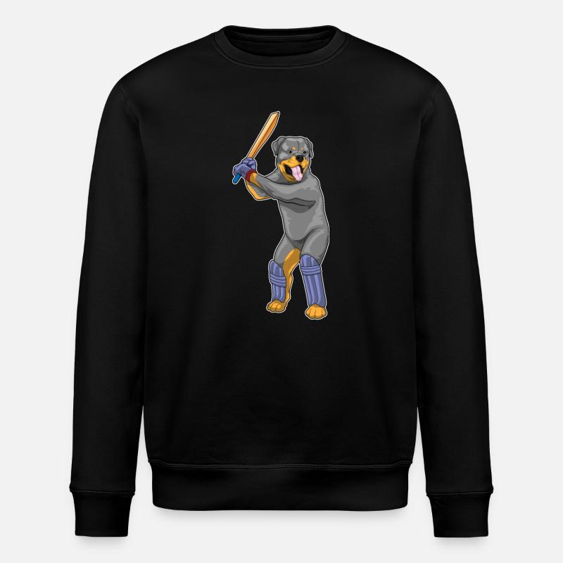 Battes de cricket Rottweiler - Sweat bio ROLLER Stanley/Stella Unisexe - noir