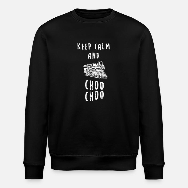 Keep Calm Locomotive - Sweat bio ROLLER Stanley/Stella Unisexe - noir
