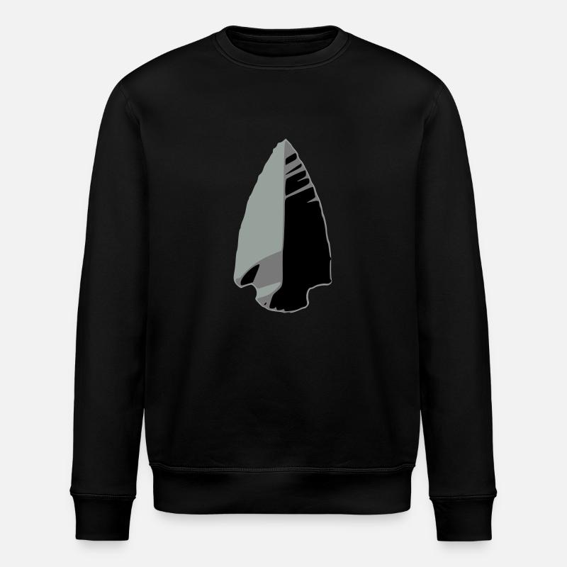 flint arrowhead indian - Sweat bio ROLLER Stanley/Stella Unisexe - noir