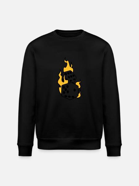 würfel - Stanley/Stella Unisex Bio-Sweatshirt ROLLER - Schwarz