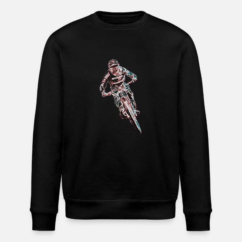 vtt descente - Sweat bio ROLLER Stanley/Stella Unisexe - noir