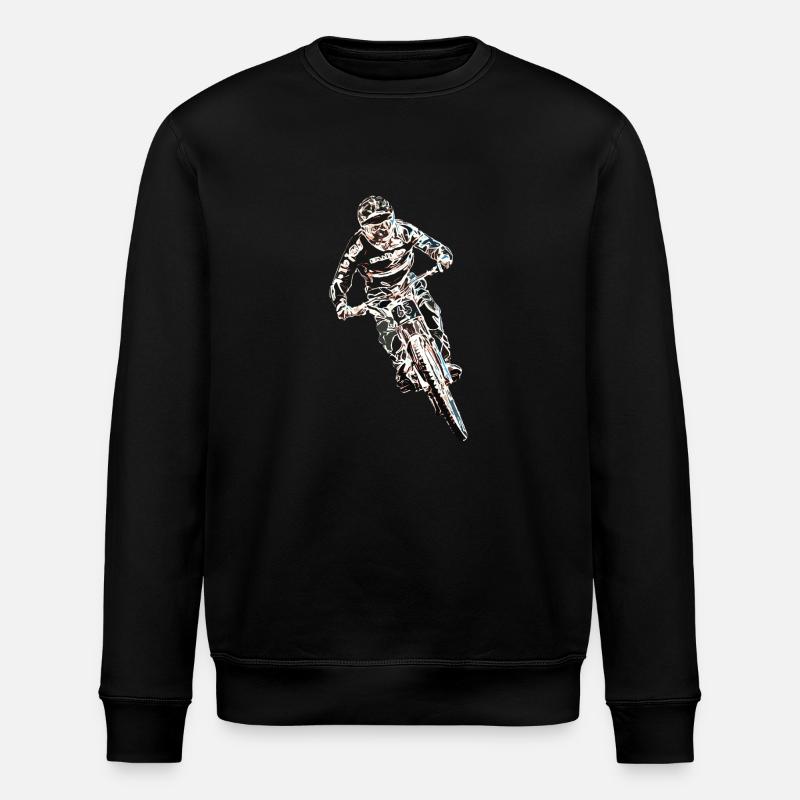 MTB MTB Downhill - Stanley/Stella Unisex Bio-Sweatshirt ROLLER - Schwarz