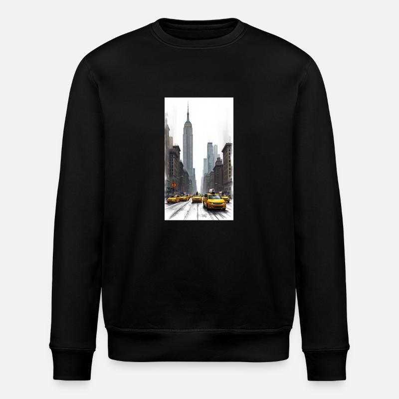 New York - Stanley/Stella Unisex Bio-Sweatshirt ROLLER - Schwarz