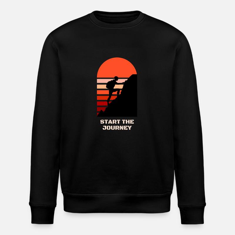 Start the journey - Sweat bio ROLLER Stanley/Stella Unisexe - noir