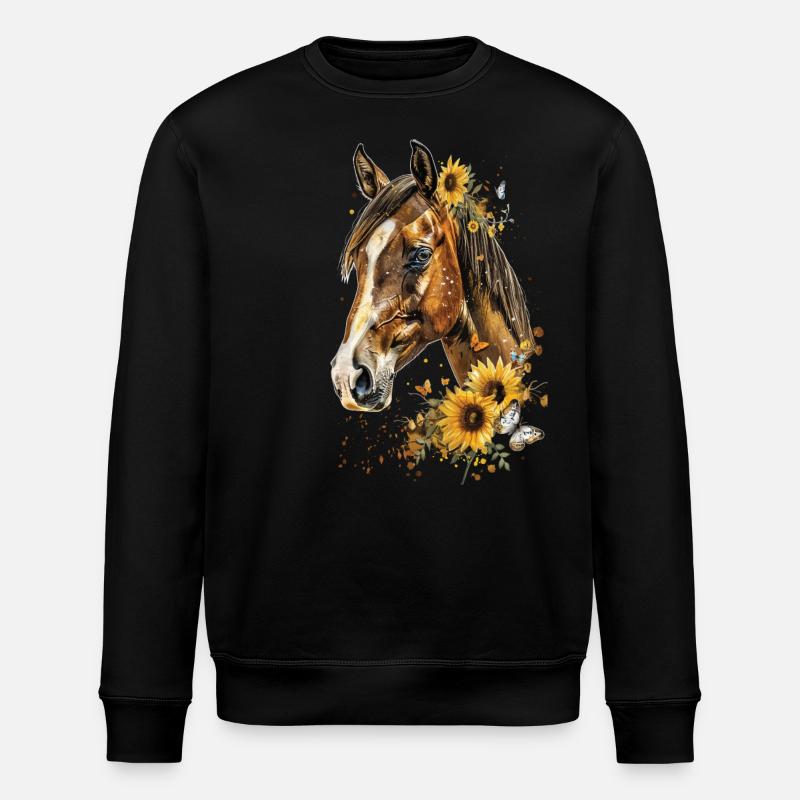 Clydesdale - Stanley/Stella Unisex Bio-Sweatshirt ROLLER - Schwarz