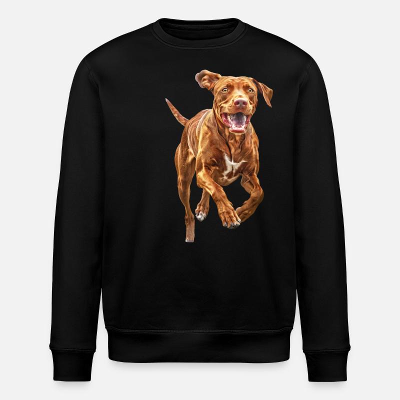 Vizsla - Stanley/Stella Unisex Bio-Sweatshirt ROLLER - Schwarz