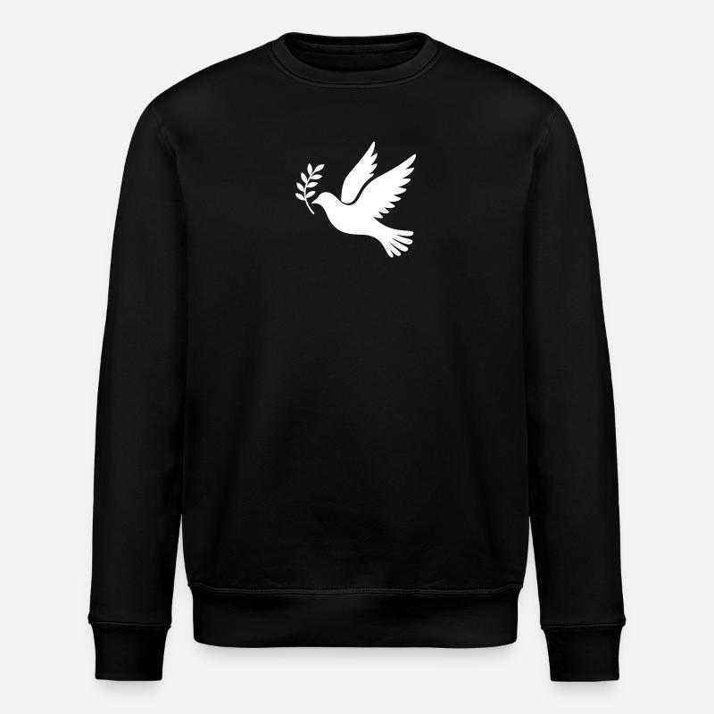 Colombe de la Paix - Sweat bio ROLLER Stanley/Stella Unisexe - noir