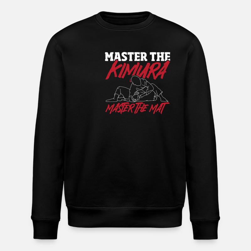 Karate MMA BJJ Kimura Jiu-Jitsu - Stanley/Stella Unisex Bio-Sweatshirt ROLLER - Schwarz