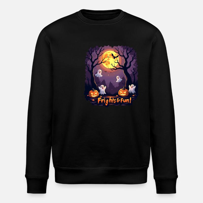 Frights & Fun! - Stanley/Stella ROLLER Unisex Organic Sweatshirt - black