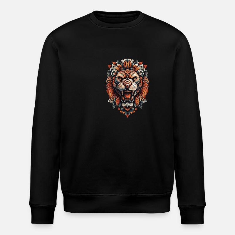 Löwe - Stanley/Stella Unisex Bio-Sweatshirt ROLLER - Schwarz