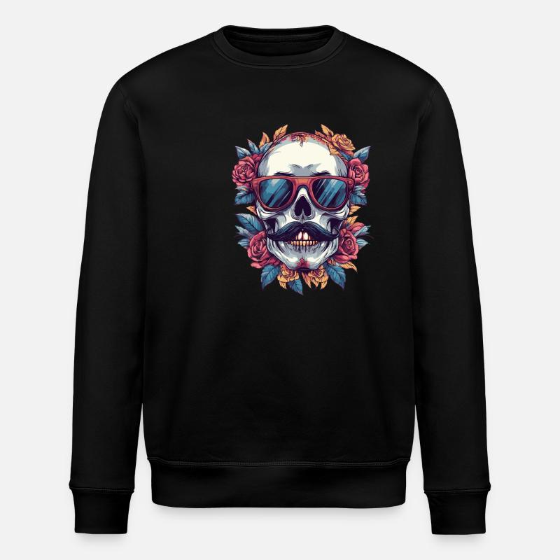 Skeleton Bachelor - Sweat bio ROLLER Stanley/Stella Unisexe - noir