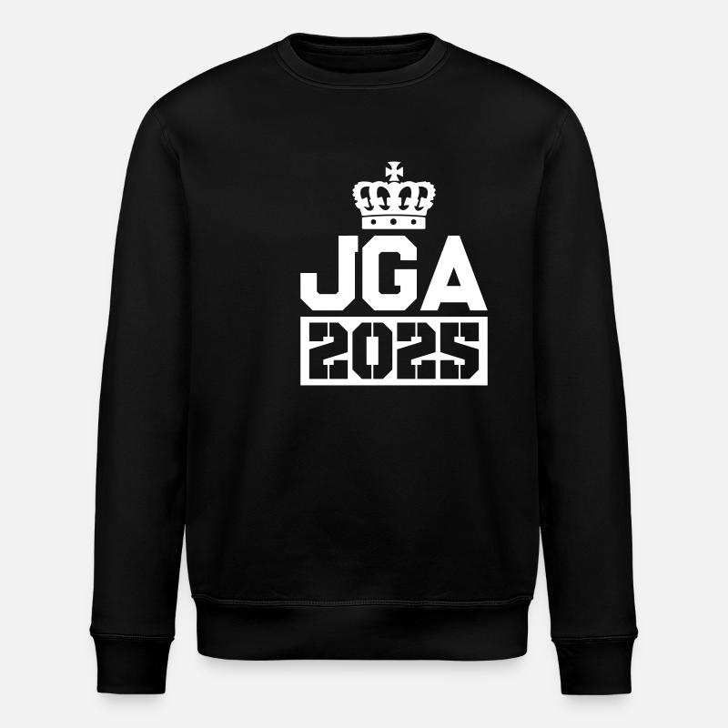 Jga 2025 Junggesellenabschied - Stanley/Stella Unisex Bio-Sweatshirt ROLLER - Schwarz
