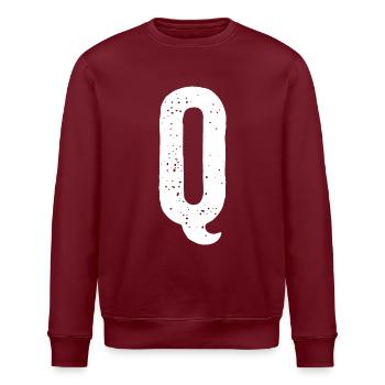 Q-Brief - Stanley/Stella Unisex Bio-Sweatshirt ROLLER - Burgunderrot - Vorne - Nik (191cm)