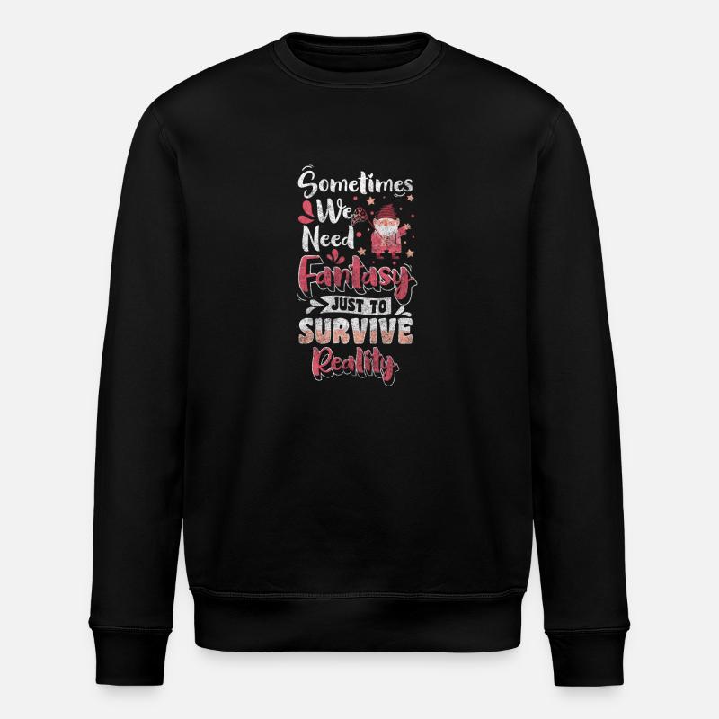 Cadeaux de diablotin Leprechaun - Sweat bio ROLLER Stanley/Stella Unisexe - noir