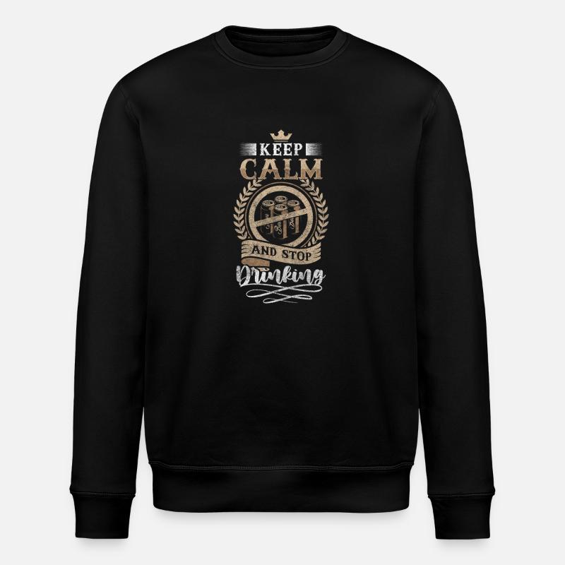 Alcool Alcooliques Boire Santé - Sweat bio ROLLER Stanley/Stella Unisexe - noir
