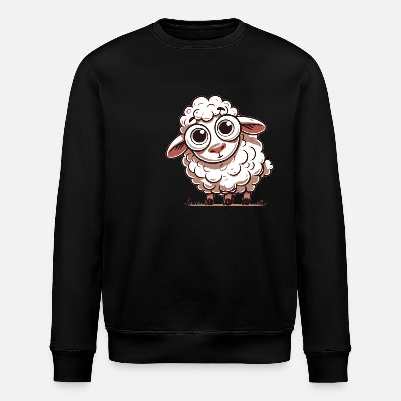Sheep - Stanley/Stella ROLLER Unisex Organic Sweatshirt - black
