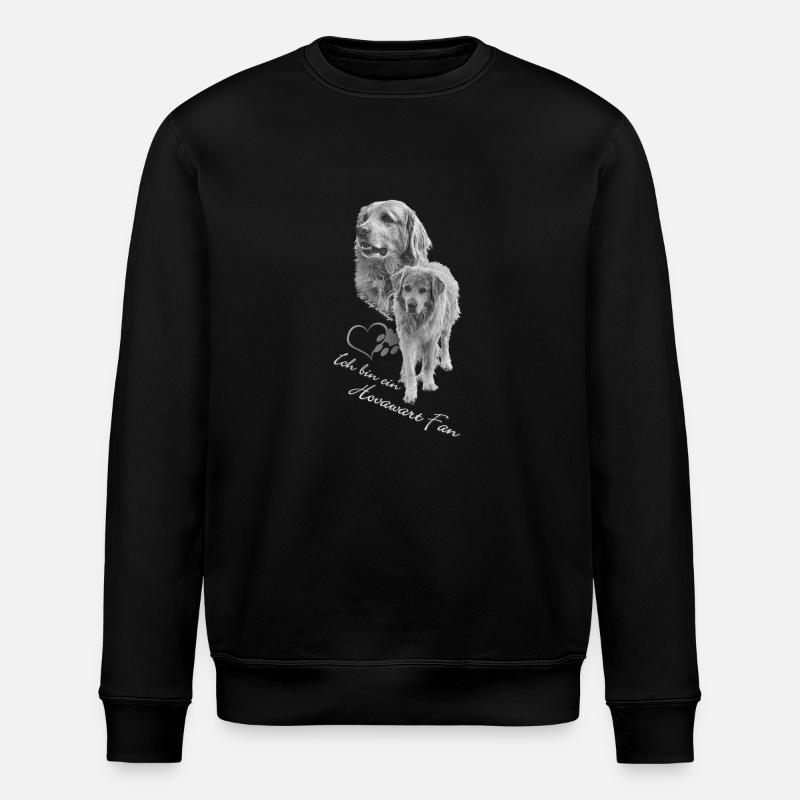 Hovawart-s-w - Stanley/Stella Unisex Bio-Sweatshirt ROLLER - Schwarz