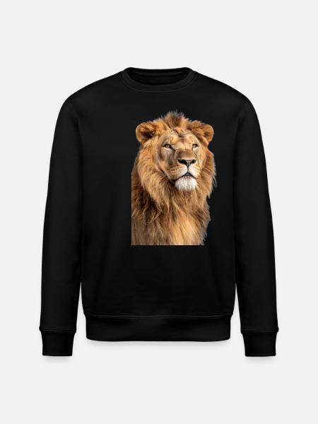 Lion - Stanley/Stella ROLLER Unisex Organic Sweatshirt - black