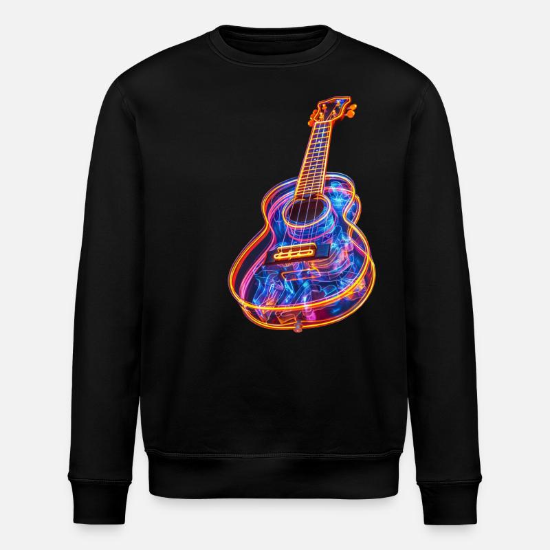 Ukulele - Stanley/Stella Unisex Bio-Sweatshirt ROLLER - Schwarz