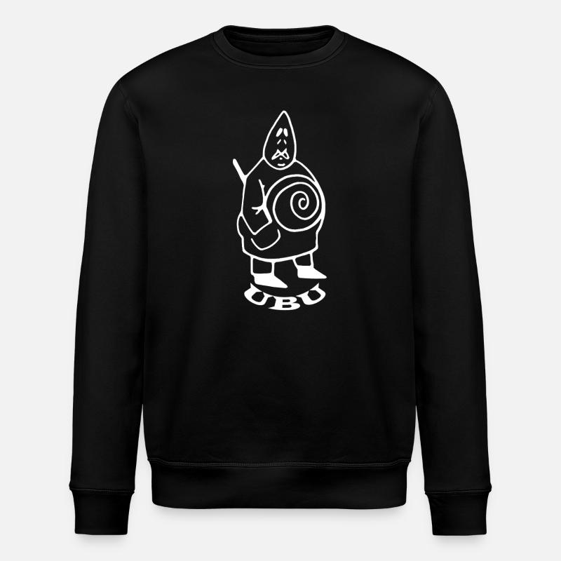 Father Ubu character Jarry - Stanley/Stella ROLLER Unisex Organic Sweatshirt - black