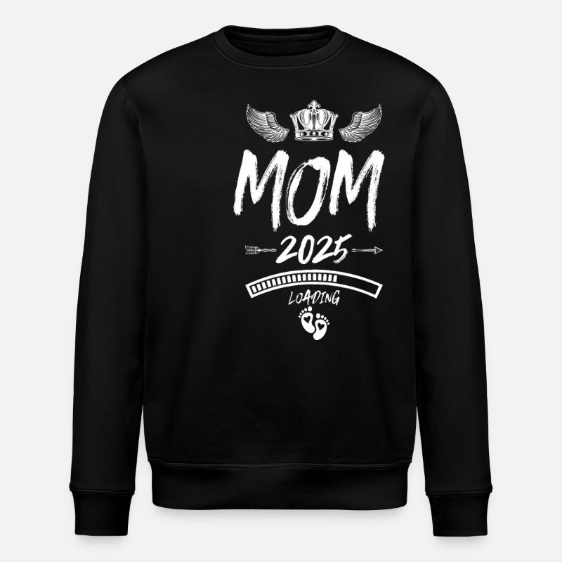 Maman 2025 Chargement Maman disant - Sweat bio ROLLER Stanley/Stella Unisexe - noir