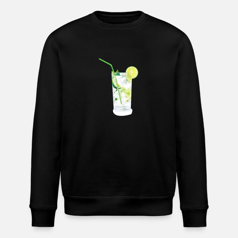 Caipirinha Cocktail - Stanley/Stella Unisex Bio-Sweatshirt ROLLER - Schwarz