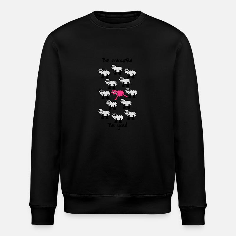 be different - be colourful - Stanley/Stella Unisex Bio-Sweatshirt ROLLER - Schwarz