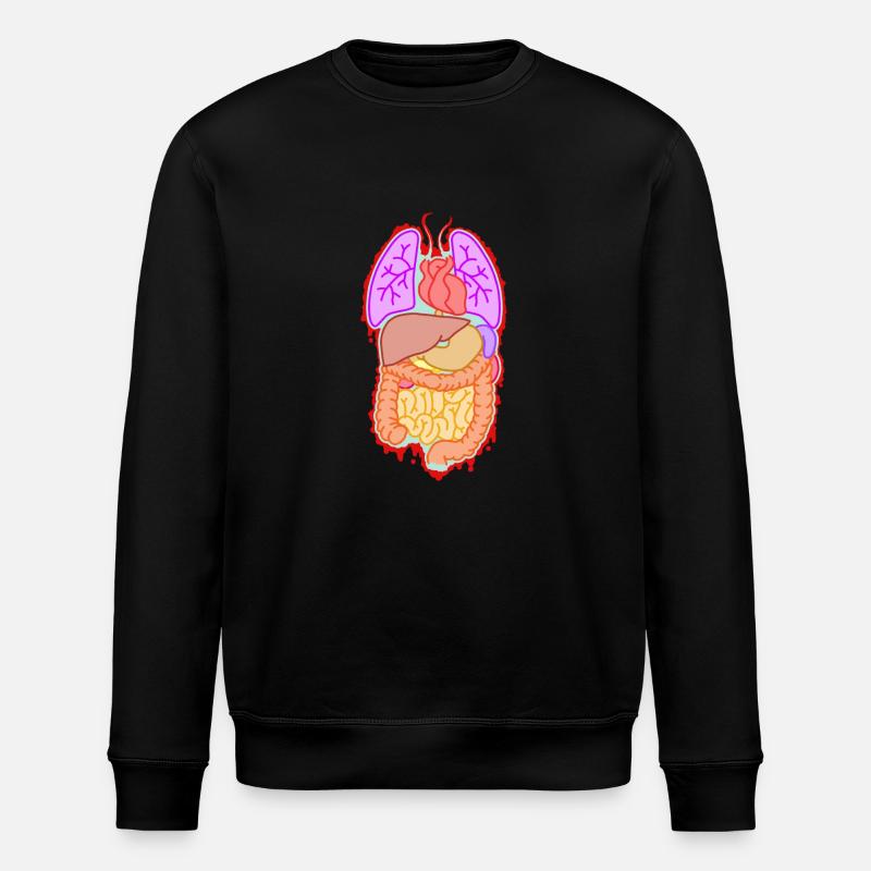 organes anatomie - Sweat bio ROLLER Stanley/Stella Unisexe - noir
