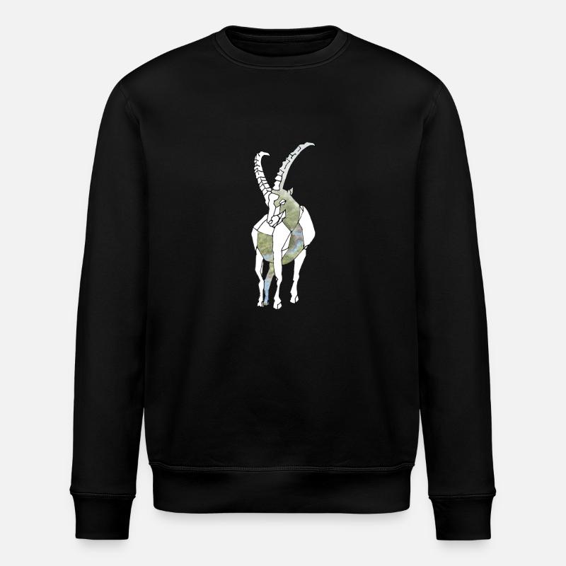 Polygon Capricorn - Stanley/Stella Unisex Bio-Sweatshirt ROLLER - Schwarz