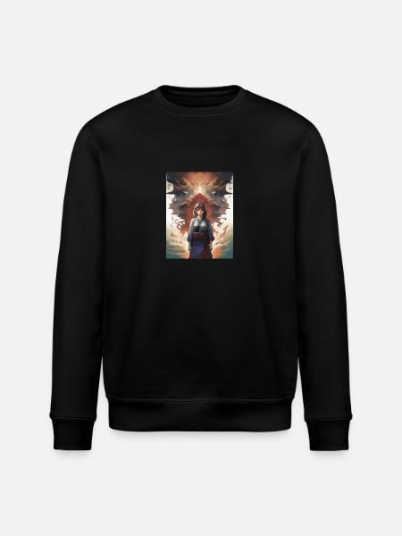 Manga Frau - Stanley/Stella Unisex Bio-Sweatshirt ROLLER - Schwarz