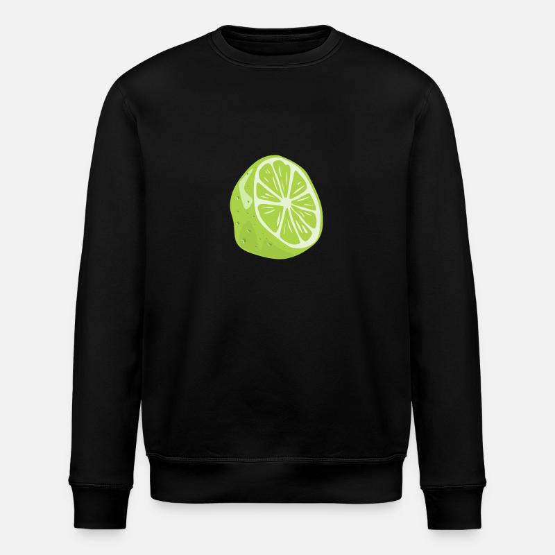 Limette - Stanley/Stella Unisex Bio-Sweatshirt ROLLER - Schwarz