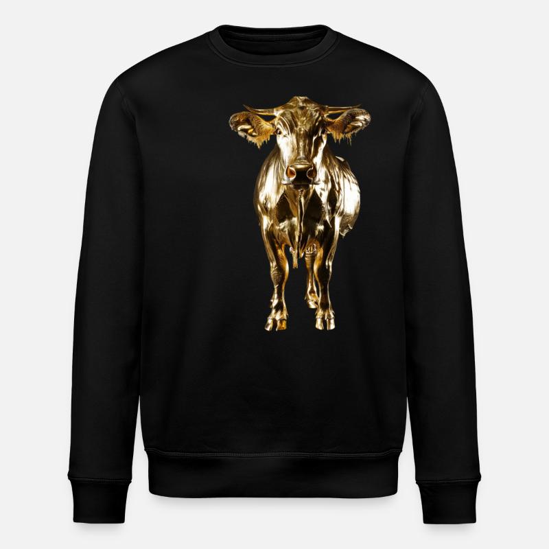 Vache - Sweat bio ROLLER Stanley/Stella Unisexe - noir