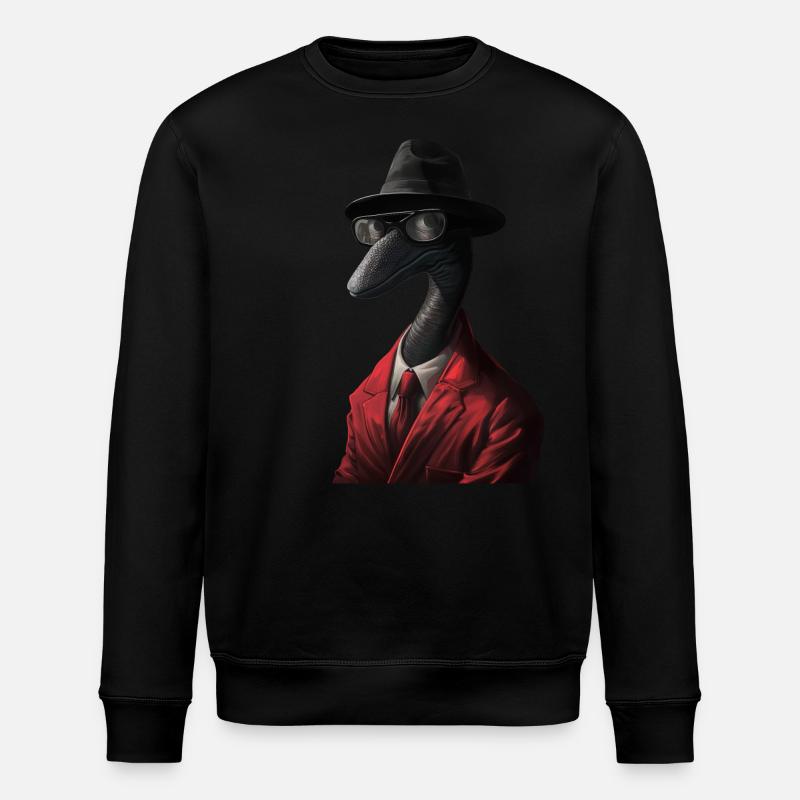 Wurm - Stanley/Stella Unisex Bio-Sweatshirt ROLLER - Schwarz