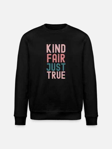 Affirmations Positives en Couleurs pastels - Sweat bio ROLLER Stanley/Stella Unisexe - noir