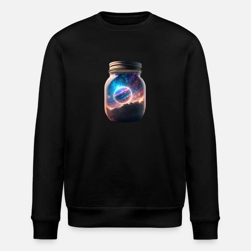 L’univers dans un verre - Sweat bio ROLLER Stanley/Stella Unisexe - noir