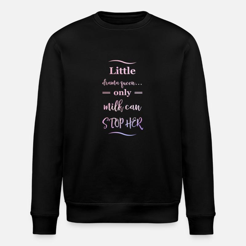 Baby Spruch - Stanley/Stella Unisex Bio-Sweatshirt ROLLER - Schwarz